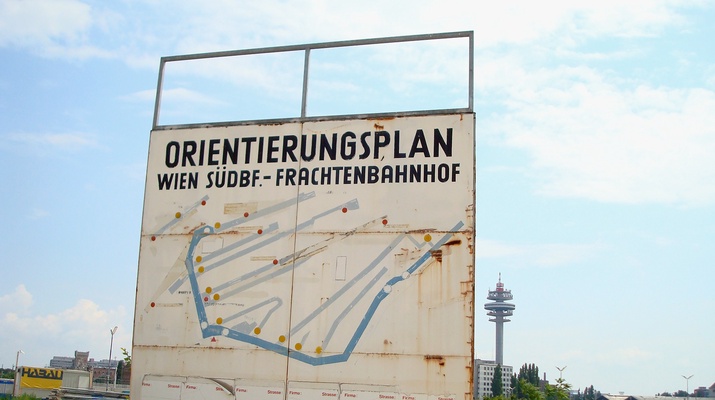 Altes Schied am Wiener Südbahnhof, Frachtenbahnhof