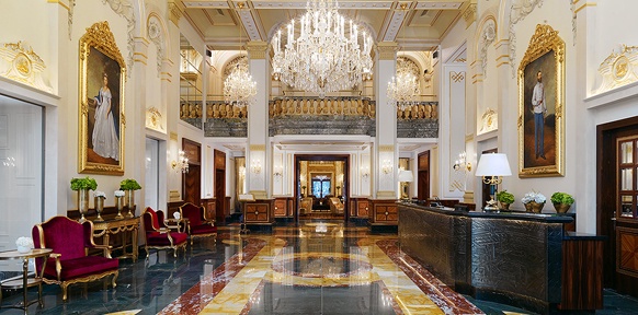 Lobby des Hotels Imperial