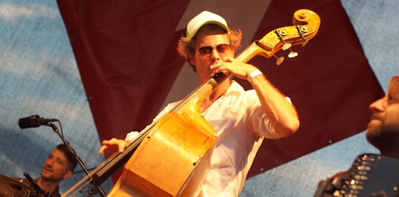Musiker auf der Bühne