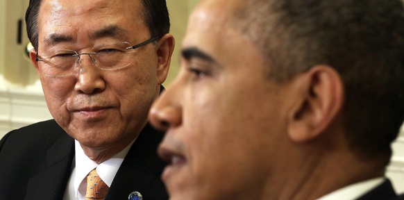 Barack Obama und  Ban Ki-moon