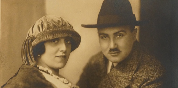 Historisches Foto eines Ehepaars