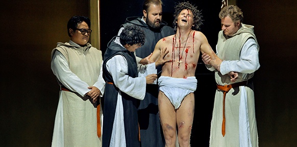 APA/FESTSPIELE BAYREUTH/ENRICO NAWRATH Szenenbild Wagners "Parsifal"
