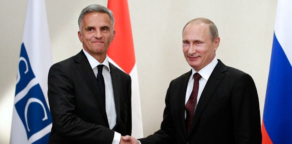 Didier Burckhalter und Wladimir Putin