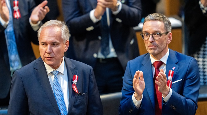 Walter Rosenkranz und Herbert Kickl