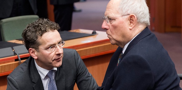 Jeroen Dijsselbloem und Wolfgang Schäuble