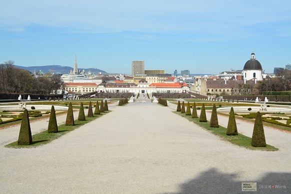 Blick über Wien, Fotomontage