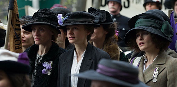 FILMLADEN FILMVERLEIH Violet Miller (Anne Marie Duff), Maud Watts (Carey Mulligan) und Edith Ellyn (Helena Bonham Carter)