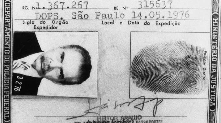 Mengeles brasilianischer Ausweis mit dem Namen "Wolfgang Gerhard".