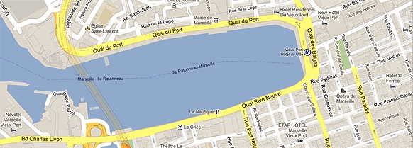 (C) MARSEILLE 2013 Stadtplan von Marseille