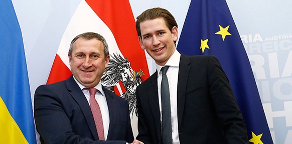 Sebastian Kurz trifft Andrej Deschtschyzja