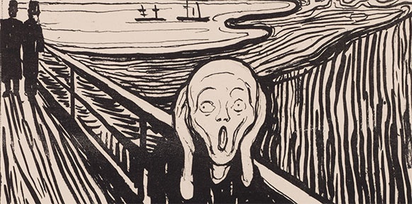 Der Schrei, 1895, Lithografie