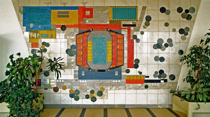 Mosaik in der Stadthalle Wien