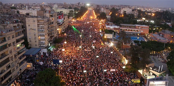 Massendemonstration in Kairo