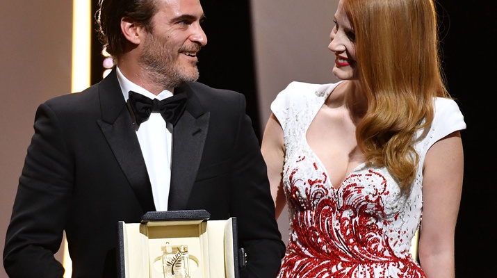 AFP/ALBERTO PIZZOLI Joaquin Phoenix und Jessica Chastain