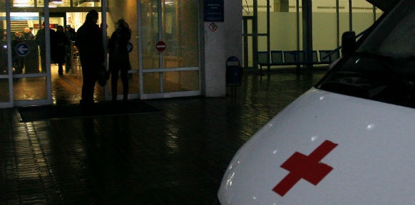APA/AFP/SERGEI VENYAVSKY Eine Ambulanz