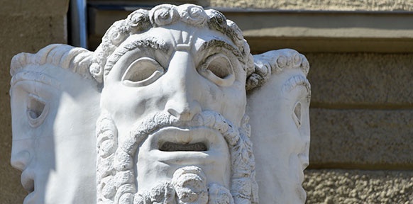 APA/BARBARA GINDL Die Masken aus Stein, das Symbol der Festspiele