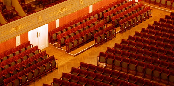 Sitzplätze im Konzerthaus