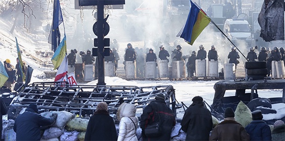 Unruhen in Kiew
