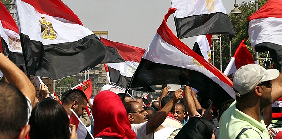 Ägyptische Demonstranten
