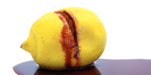 Blutende Zitrone