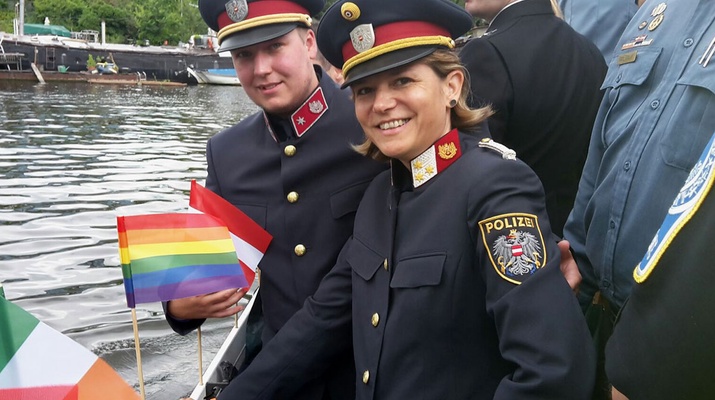 Christina Gabriel und Marek Wimberger, EuroPride 2016 in Amsterdam
