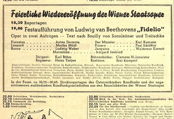 Zeitungsausschnitt, Karl Böhm