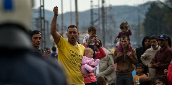Syrische Flüchtlinge in Griechenland
