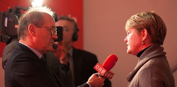 Robert Reumann beim Interview