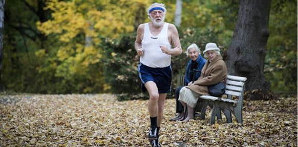 Didi Hallervorden joggt