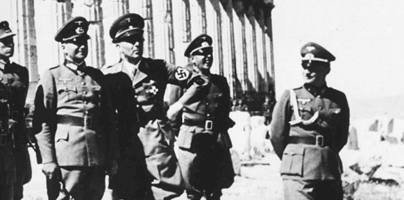 FISCHER VERLAGE Buchumschlagausschnitt: Hitler in Griechenland