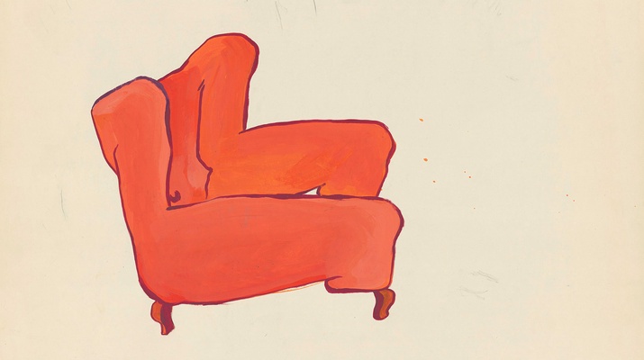 MARIA LASSNIG STIFTUNG Selbstportrait als Playboystuhl, 1969