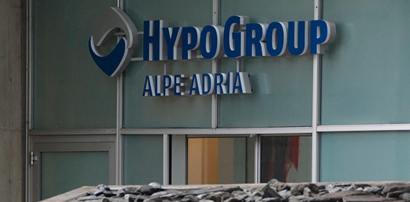 Das Konzerngebäude der Hypo Alpe-Adria Bank in Klagenfurt