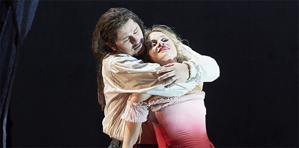 Piotr Beczala als "Duca di Mantova" und Elena Maximova als "Maddalena"