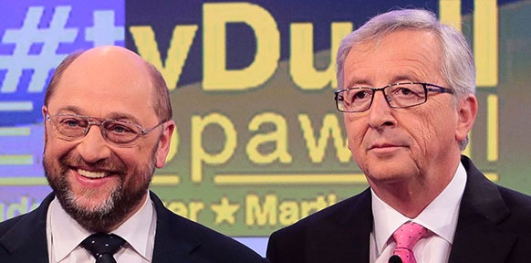 Jean-Claude Juncker  und Martin Schulz