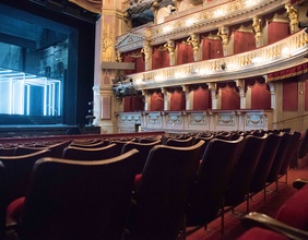 Blick aus dem Zuschauerraum des Theaters an der Wien