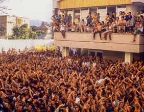 Albanische Botschaft in Tirana 1990