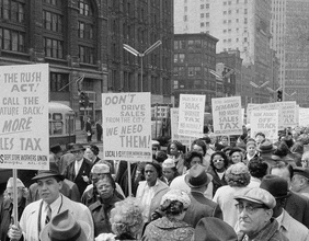 Demonstration in New York, 1963