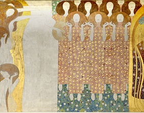 Gustav Klimt, Beethovenfries (Detail)
