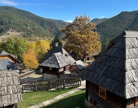 Altes Dorf in Serbien