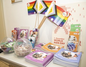 Welt-Aidstag 2025, Infotisch