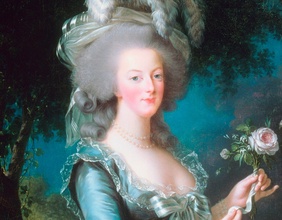 Gemälde von Marie Antoinette, 1783 (Ausschnitt)