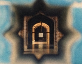 Fenster einer Moschee