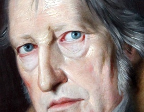 Gemälde des Malers Jakob Schlesingers, Porträt von Georg Wilhelm Friedrich Hegel