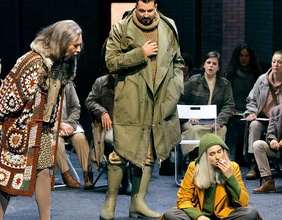 Szene aus "Der fliegende Holländer"