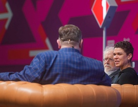 Martin Haidinger, Anton Zeilinger und Marissa Giustina