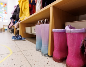 Kindergartengarderobe