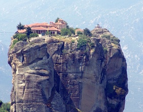 Kloster auf einem griechischen Berg