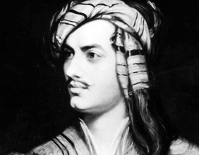 Lord Byron in albanischer Tracht