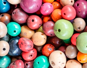 Bunte Perlen