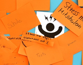 Wand in einer Jugendpsychiatrie, Therapiewand